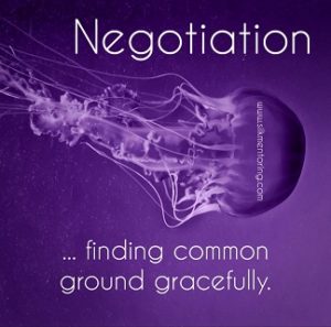 Negotiation…finding common ground gracefully.